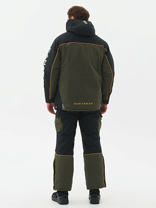 Костюм Huntsman Канада V-2,  цв. хаки/черный, тк.Исландия, р.48-50/182-188