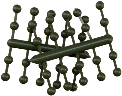 HARELINE Пластиковые глазки Mono Nymph Eyes #1 OLIVE X-SMALL