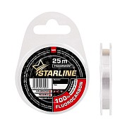 Флюорокарбон STARLINE 100% FLUOROCARBON 25м 0,12 мм (0,9 кг) 