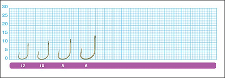 Одинарный крючок OWNER 51652-08 Green, 13шт