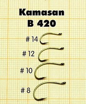 KAMASAN Крючки B420 # 08 (1 шт)