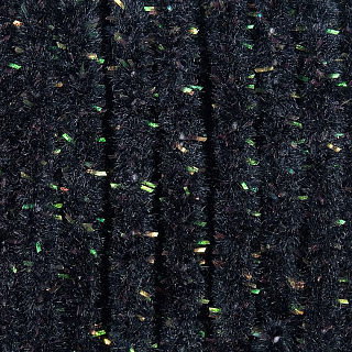 WAPSI Синель Wooly Bugger Chenille MEDIUM BLACK
