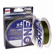 Плетеный шнур №ONE SUPERIOR X4 #0.5 100 м, navy-green (2,1 кг)