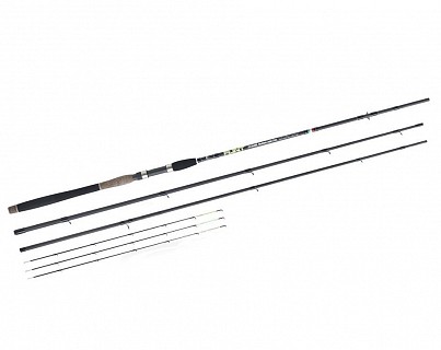 Удилище фидерное BRISCOLA FLINT MedLight, 366см.,  4 ч., Tip: 42гр., 56гр, 77гр.
