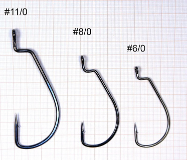 Крючок офсетный HITFISH MONSTER #11/0 (2 шт\пач)