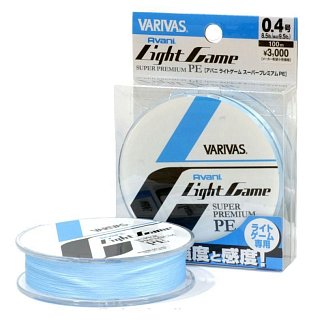 Шнур VARIVAS Light Game PE 100м #0.2, 0.074мм (2,75 кг)