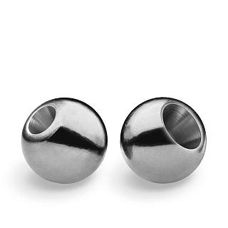 FLY-FISHING Латунные головки Brass Beads 3.8 mm (20 шт.) NICKEL