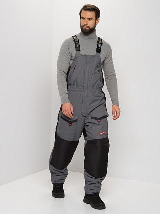 Костюм Huntsman Siberia, цв.серый/черный,тк.Breathable, р.52-54/182-188