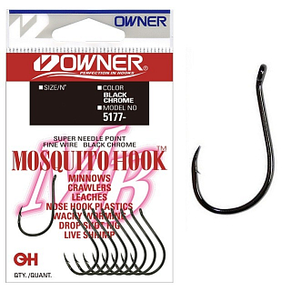 Одинарный крючок OWNER 5177-12, 12шт
