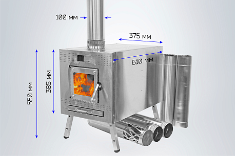 Печь "Армейская" Берег