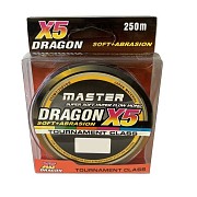 Леска Dragon X5 мультиколор 240 м 0,40 мм 30.7кг