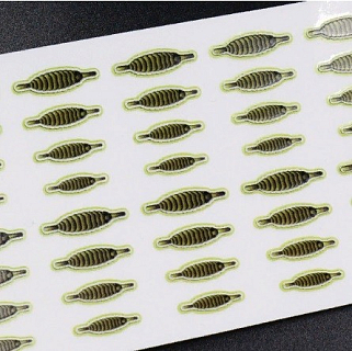 Набор "Спинки Бокоплавов" (20 шт), оливковый