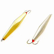 Зимняя блесна MF Ice "КТ YZ" 35мм серебро-латунь впай