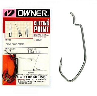 Офсетный крючок OWNER 5133-3/0, 6шт