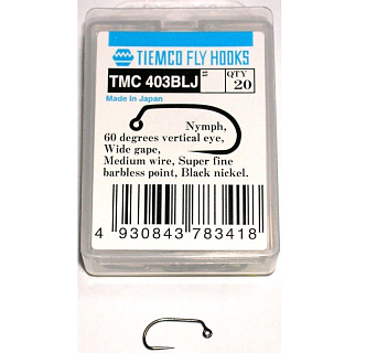 TIEMCO Крючки TMC403BLJ #12 (20 шт.)