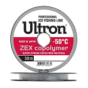 Леска ULTRON Zex Copolymer 0,14 мм, 30 м, 2,5 кг, прозр.