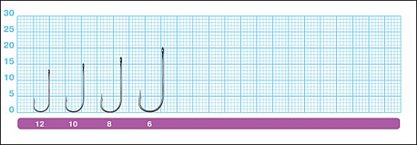Одинарный крючок OWNER 51653-08, 11шт