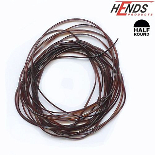  Материал для тела HENDS Products Body Glass - half round Brown Dark #14