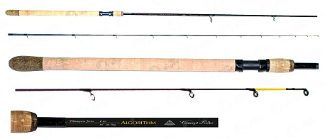 AIKO удилище фидерное Algorithm i-123  375cm  15-60g  3 секции  2+3  (0.5; 1.0; 1.5)  fast, carbon 3