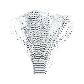 WAPSI Силиконовые ножки Nymph Sili Legs WHITE BARRED