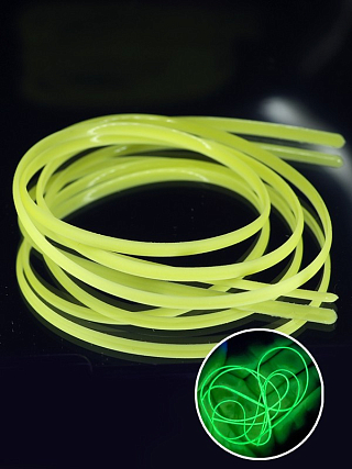 Сибирский Лов Материал для сегментов Poly RIB Светящийся 2 мм (салатовый)