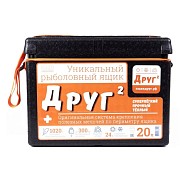 Рыболовный ящик "Друг-2" ПП 20 л, вес 1020 гр +спасалки 