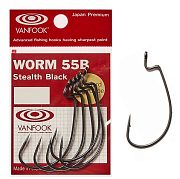 Офсетный крючок VANFOOK Worm-55B 4/0, 5шт