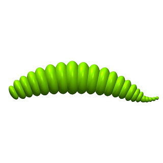Силиконовая приманка Trix TroutMania FIFA 1,3" цвет 004 Chartreuse (Cheese) упак.10 шт
