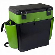 Зимний рыболовный ящик "FishBox" (19 л) зеленый Helios