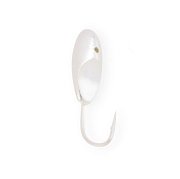 Мормышка W Spider Лодочка с отверстием 4,5 мм 1,37 гр. Sil