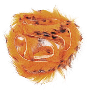 WAPSI Полоски меха кролика Barred Rabbit Zonkers CRAWDAD ORANGE