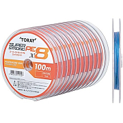 Плетеный шнур TORAY Super Strong X8 100м #1.5, 0,205мм, 9.6кг 