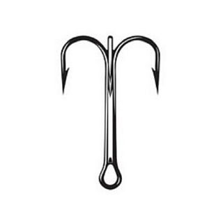 Тройник Cannelle  3018 W  № 10 (черный, для нахлыста, длинное цевье)