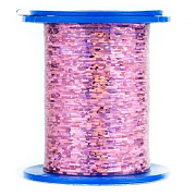 SibNymph Плоский голографический люрекс 0.3 mm #05 Pink