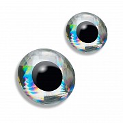 FLY-FISHING Голографические глазки (эпоксидные) 6 мм серебряные (20 шт.)