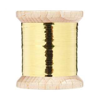 Sybai Плоский люрекс Flat Tinsel, 0.8 mm, Gold