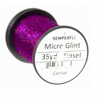 Semperfli Плетеная тесьма Micro Glint Nymph Tinsel CERISE