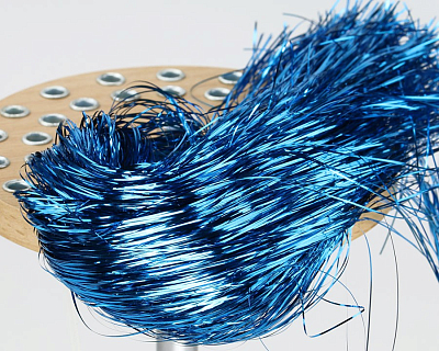 Sybai Синтетическое волокно Tinsel Hair, Electric Blue