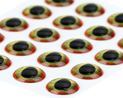 Sybai Глазки 3D Epoxy Eyes, Golden/honey, 9mm