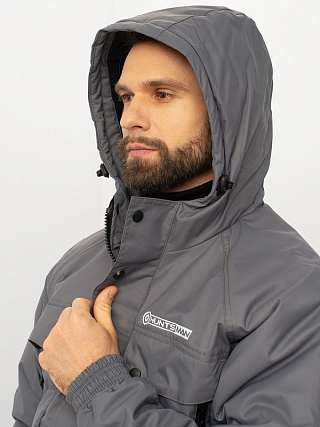 Костюм демисезонный "Таймень" до-15°C, цв.серый, тк.Breathable р.56-58/182-188