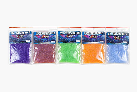  Даббинг HENDS Products UV-Ice Dubbing Pink/Red #07