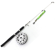 Удочка оснащ. 100см, Дон 2П-160, шнур ECO multicolor 1.2 200м, 10 мух