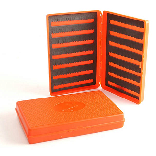 FLY-FISHING Коробочка для мушек Slim fly box FX Orange