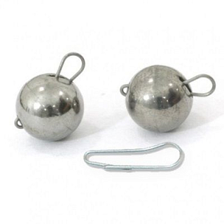 FLY-FISHING Вольфрамовая чебурашка разборная  1.0 g (5 шт) SILVER