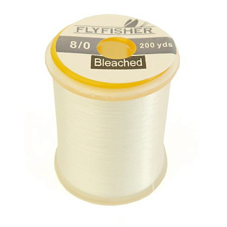 FLYFISHER Монтажная нить 8/0 180м BLEACHED