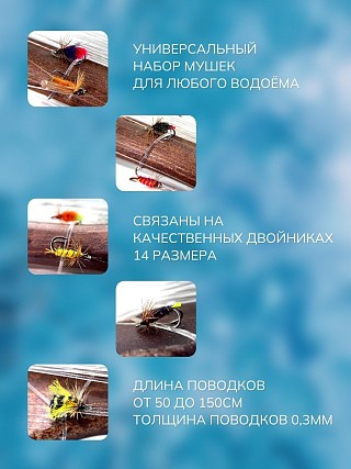Кораблик дерев. огруженный с настроем 50 см 10 мух Проф
