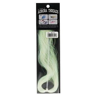 TOHO Крученый люрекс Aurora Threads Twist Type (40см) #3401/White