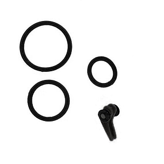 Держатель крючка на бланк удилища "FISH SEASON" ЧЁРНЫЙ