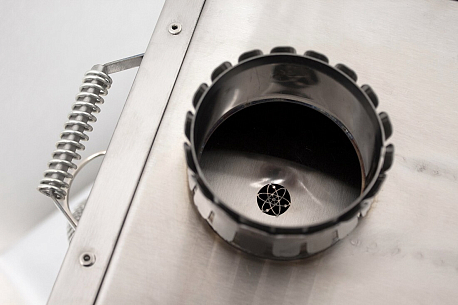 Печь "Камин" Atomstove Берег Средняя стеклянные экраны