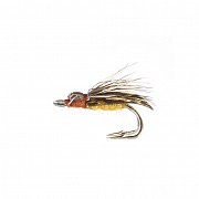 Мушка верховая Ручейник на двойнике кр. №14 Доева №217
